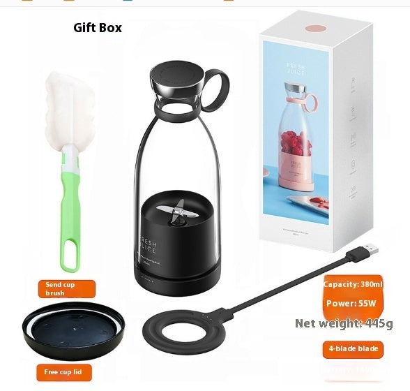 Portable USB Rechargeable Juicer Blender – 350ML Kitchen Mixer Cup