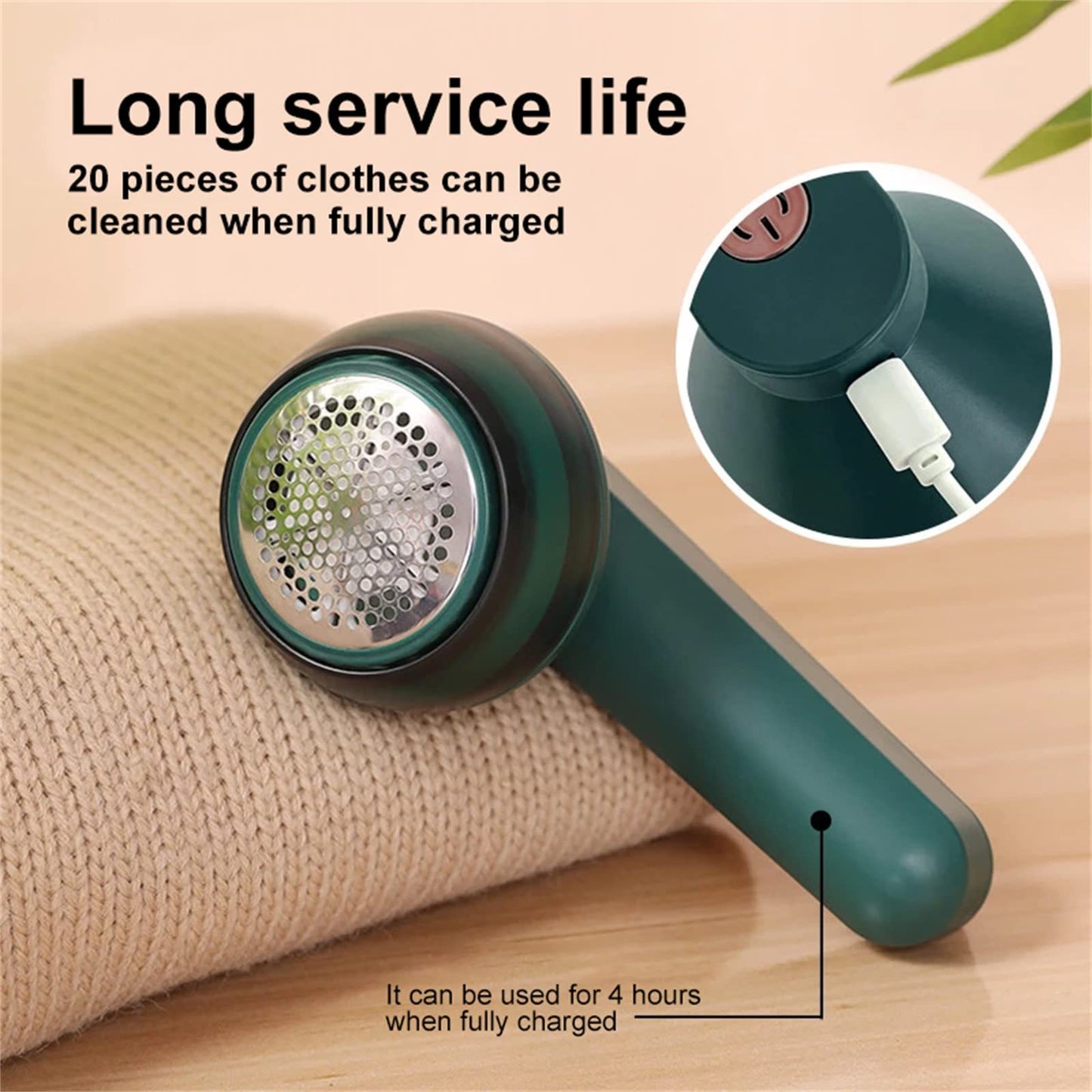 Electric Lint Remover for Clothes – Compact, Rechargeable, Effective