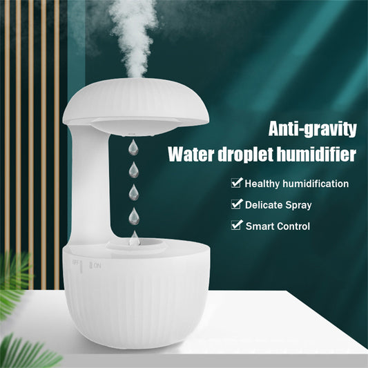 Soothing Anti-Gravity Humidifier with Floating Cool Mist Drops