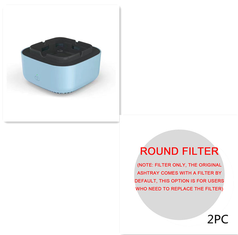 Portable Smoke Purifier Ashtray with Anion Air Purification Tech