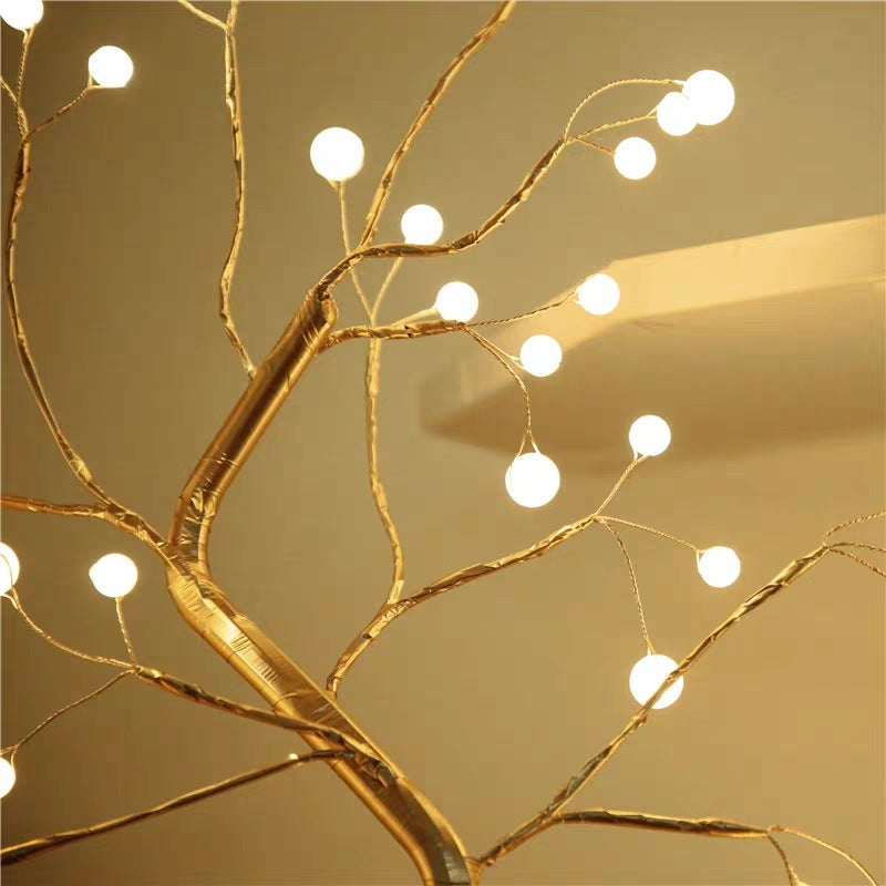 Romantic LED Copper Lights-Elegant Bedroom & Home Décor Glow