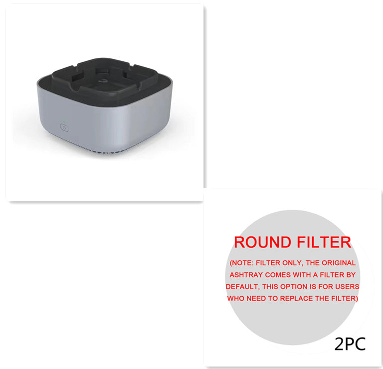 Portable Smoke Purifier Ashtray with Anion Air Purification Tech