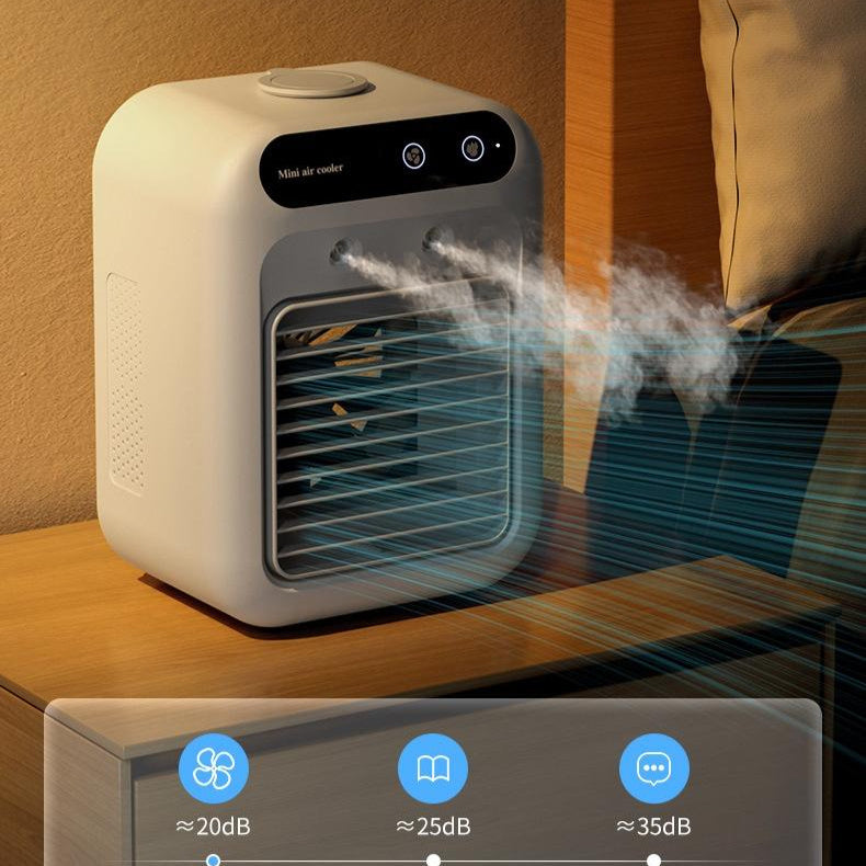Portable Water Cooling Air Conditioner Fan for Room, Office, and Car
