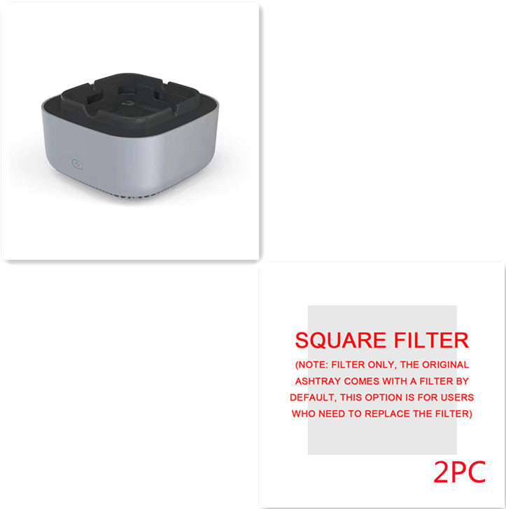 Portable Smoke Purifier Ashtray with Anion Air Purification Tech