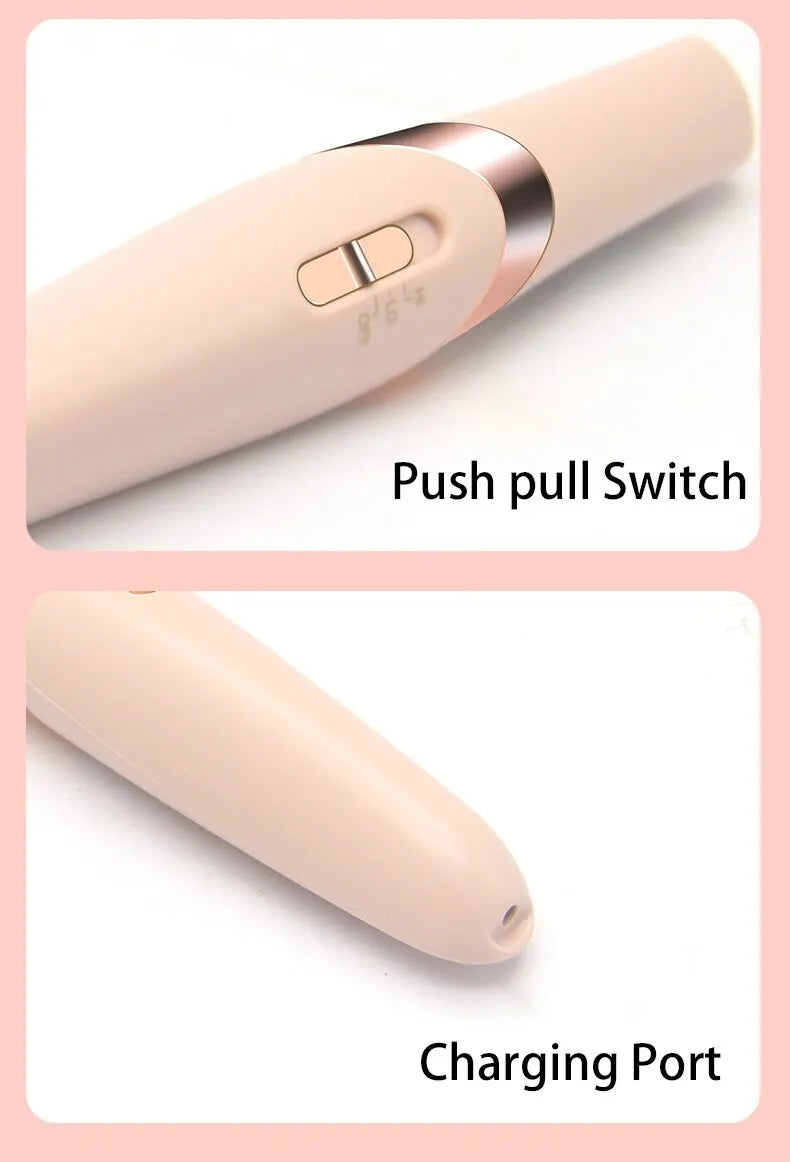 Pink Electric Foot File Callus Remover Pedicure Care Tool