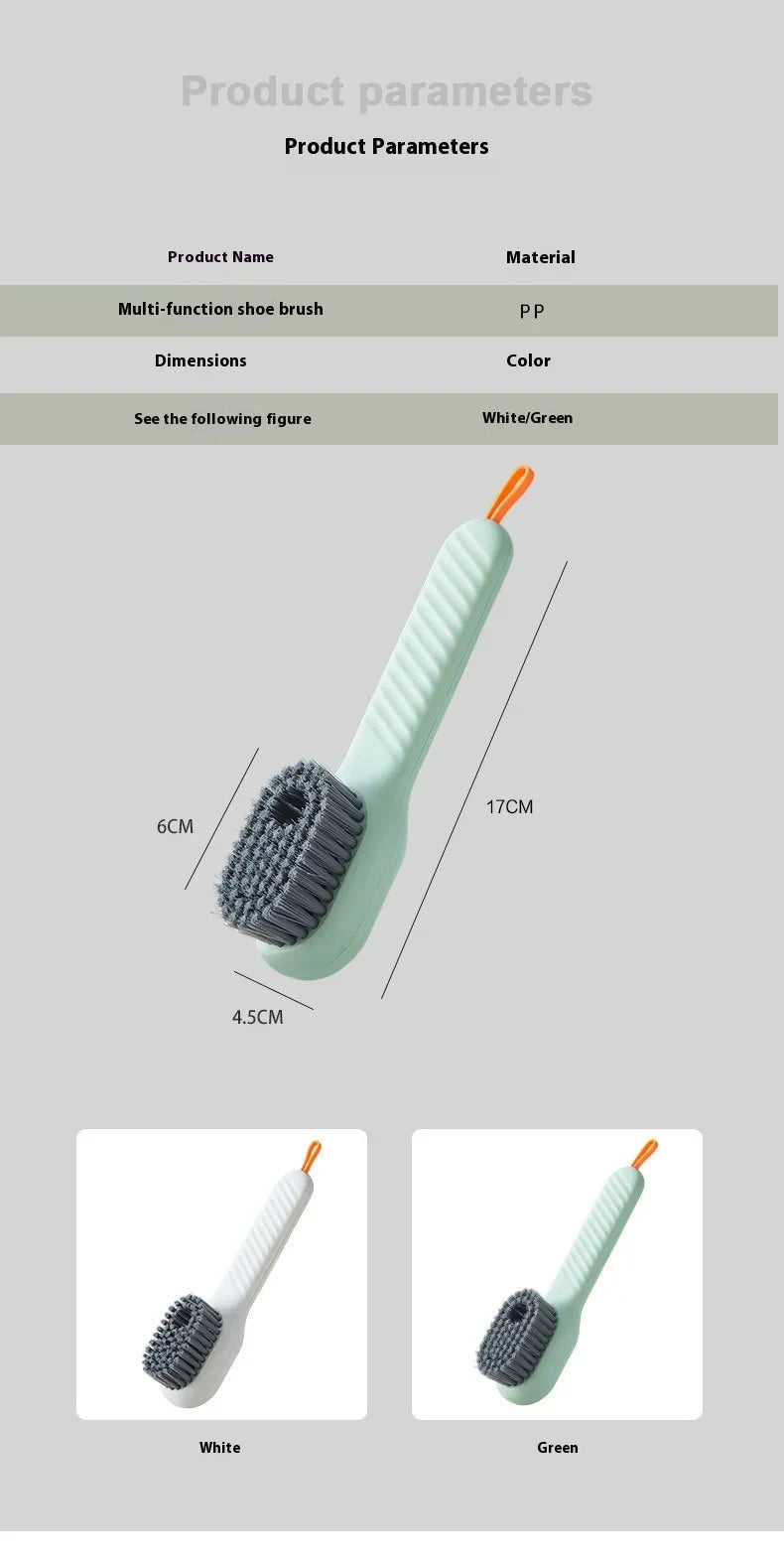 Portable Shoe Cleaner Brush – Liquid Dispense and Soft Bristles
