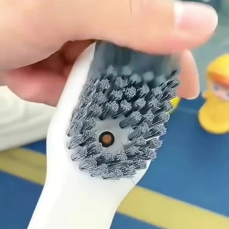 Portable Shoe Cleaner Brush – Liquid Dispense and Soft Bristles