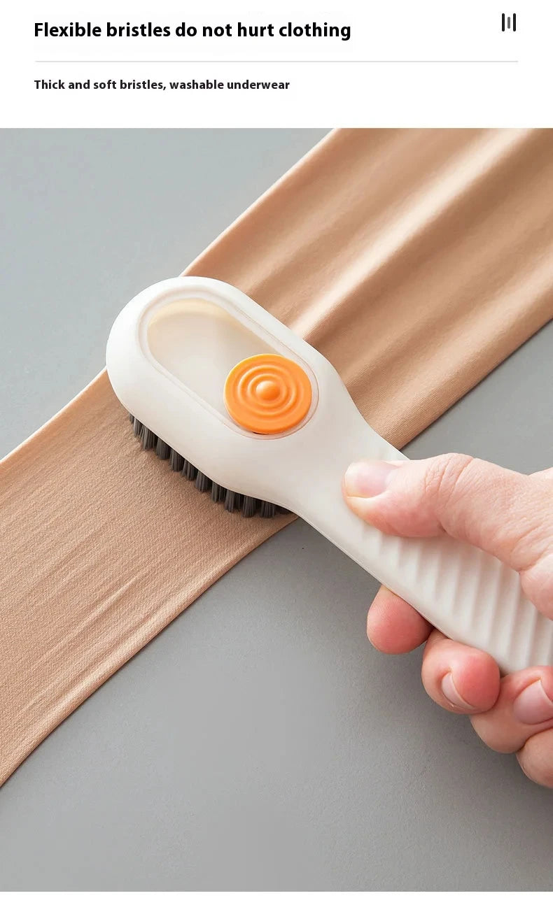 Portable Shoe Cleaner Brush – Liquid Dispense and Soft Bristles
