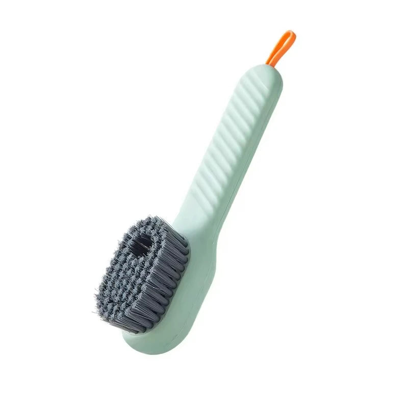 Portable Shoe Cleaner Brush – Liquid Dispense and Soft Bristles