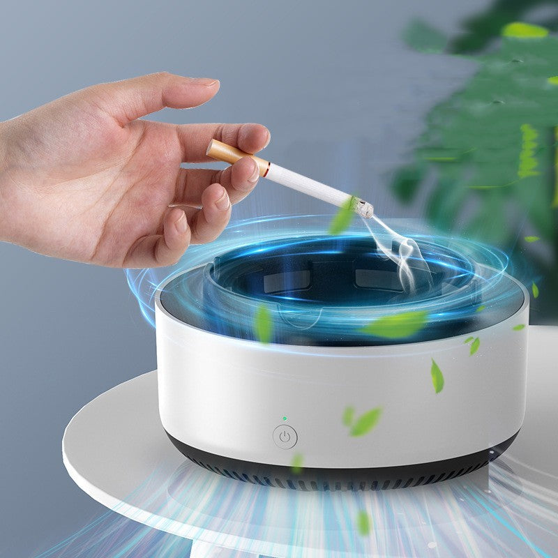 Portable Smoke Purifier Ashtray with Anion Air Purification Tech