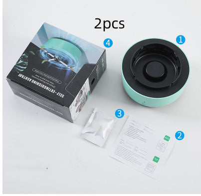 Portable Smoke Purifier Ashtray with Anion Air Purification Tech