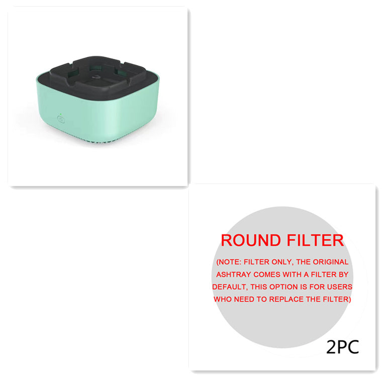 Portable Smoke Purifier Ashtray with Anion Air Purification Tech