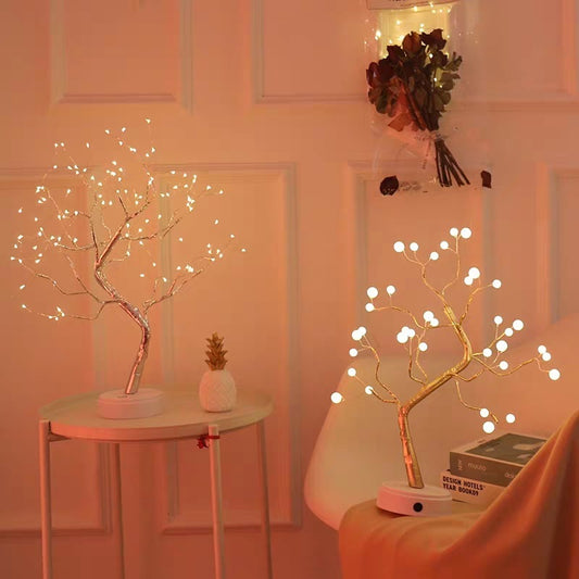 Romantic LED Copper Lights-Elegant Bedroom & Home Décor Glow