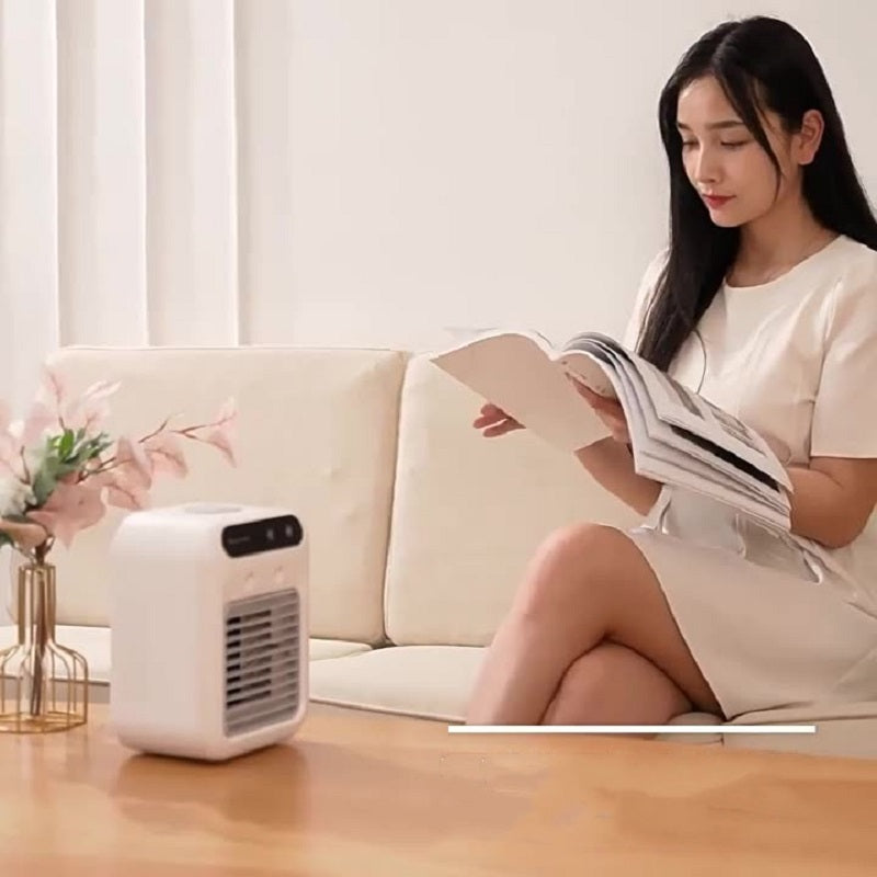 Portable Water Cooling Air Conditioner Fan for Room, Office, and Car