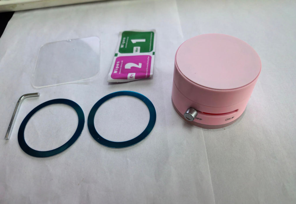 Foldable Magnetic Vacuum Car Phone Holder Suction Cup Hands-Free Mount