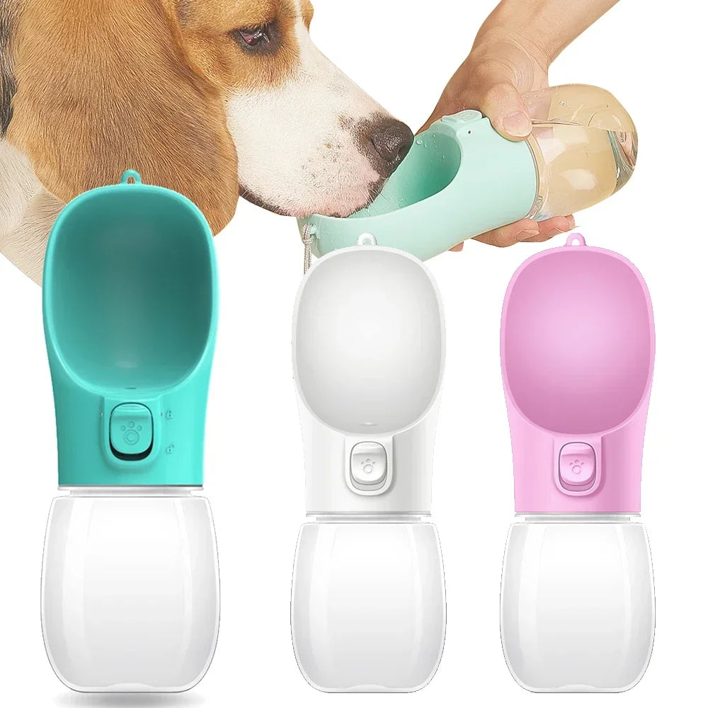 Portable Dog Water Bottle Leakproof Outdoor Pet Drinking Bowl Supplies