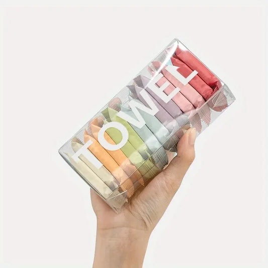 Compact Travel Washcloths – 14pcs Thick Disposable Beauty Towels