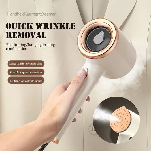 Mini Handheld Garment Steamer for Travel, Clothes & Home