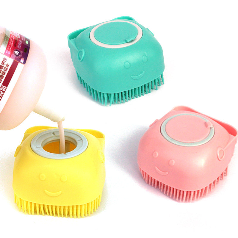 Silicone Dog Bath Gloves Brush Cat Pet Grooming Shampoo Comb