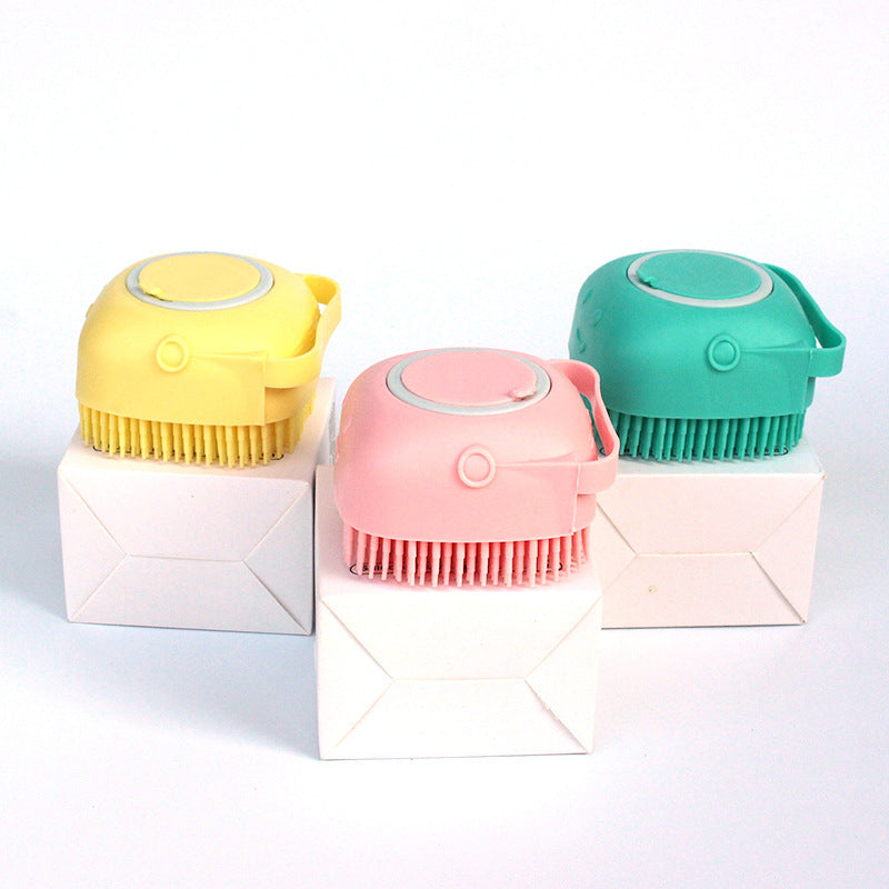 Silicone Dog Bath Gloves Brush Cat Pet Grooming Shampoo Comb